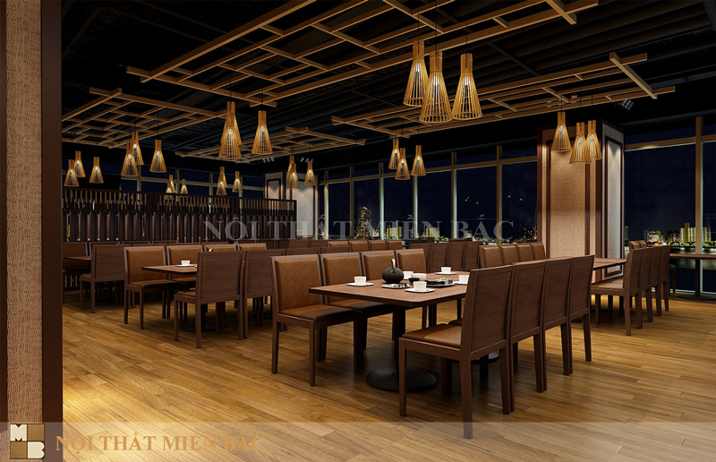 Thiết kế nội thất nhà hàng Nhật cao cấp và sang trọng - view6